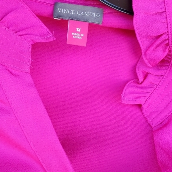 Vince Camuto long sleeve blouse‎ 1X NWT - Picture 9 of 12